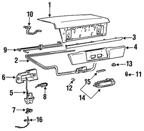 Foto de Motor Accionadro de Cerradura del Baul Original para Hyundai Elantra 1992 1993 1994 1995 Marca HYUNDAI Nmero de Parte 9579028001