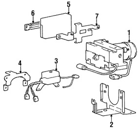 Foto de Modulador de frenos ABS Original para Hyundai Accent 1995 1996 1997 1998 1999 Marca HYUNDAI Nmero de Parte 5891022320