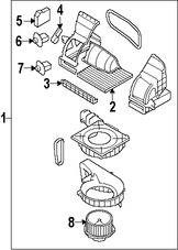 Foto de Motor de Control de Ajuste de Aire HVAC Original para Hyundai Accent 2006 2007 Hyundai Elantra 2007 2008 Marca HYUNDAI Nmero de Parte 971241E000