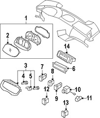 Foto de Interruptor Dimmer del tablero de instrumentos Original para Hyundai Azera 2006 2007 2008 Marca HYUNDAI Nmero de Parte 937203L3005H