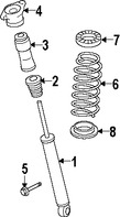 Foto de Amortiguador de parachoque Original para Kia Optima Kia Rondo Hyundai Azera Hyundai Sonata Marca HYUNDAI Nmero de Parte 553483K010