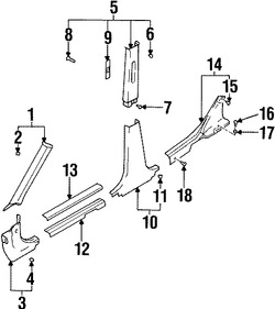 Foto de Tuerca de cubierta de parachoques Original para Hyundai  Kia Marca HYUNDAI Nmero de Parte 8691021010