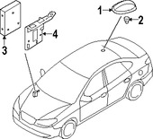 Foto de Mstil de Antena de Radio Original para Hyundai Elantra 2007 2008 Marca HYUNDAI Nmero de Parte 962502H000