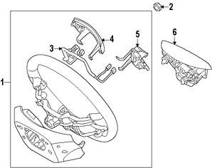 Foto de Interruptor Control de Crucero Original para Hyundai Elantra Coupe 2014 Hyundai Elantra 2014 2015 2016 Marca HYUNDAI Nmero de Parte 967003X505SA5