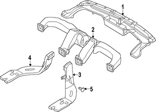 Foto de Ducto de Aire del Panel de Instrumentos Original para Hyundai Elantra Coupe 2014 Hyundai Elantra 2014 2015 2016 Marca HYUNDAI Nmero de Parte 973603XAA0