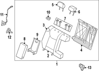 Foto de Apoyabrazos del Asiento Original para Hyundai Elantra Coupe 2014 2013 Marca HYUNDAI Nmero de Parte 899003X010MAP