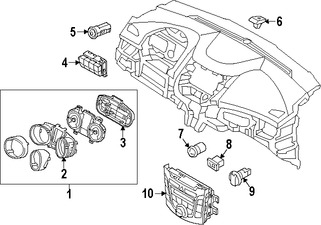 Foto de Lente de Panel de Instrumentos Original para Hyundai Elantra GT 2015 2016 2017 Marca HYUNDAI Nmero de Parte 94360A5100