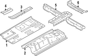 Foto de Bandeja de Piso Original para Hyundai Elantra GT 2016 2017 Marca HYUNDAI Nmero de Parte 65110A5001