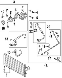 Foto de Receptor-Secador de Aire Acondicionado Original para Kia Spectra Kia Spectra5 Kia Rio Kia Rio5 Kia Rondo Hyundai Genesis Coupe Marca HYUNDAI Nmero de Parte 978532F000