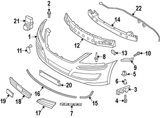 Foto de Enganche de cubierta de parachoques Original para Hyundai Equus 2014 2015 2016 Marca HYUNDAI Nmero de Parte 865873N700