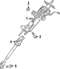 Foto de Eje de Columna de Direccin Original para Kia Sedona Marca HYUNDAI Nmero de Parte 564004D000