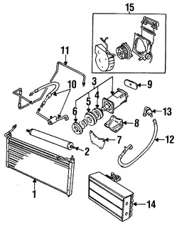 Foto de Motor del ventilador HVAC Original para Jaguar XJS 1992 1993 Marca JAGUAR Nmero de Parte CCC5544