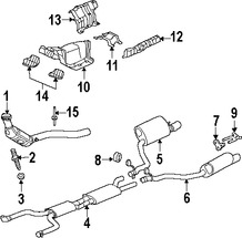 Foto de Sujetador Sistema de Escape Original para Jaguar Marca JAGUAR Nmero de Parte C2C7550