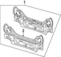 Foto de Panel posterior Original para Jaguar Vanden Plas Jaguar XJ8 Jaguar XJR Jaguar Super V8 Marca JAGUAR Nmero de Parte C2C7488