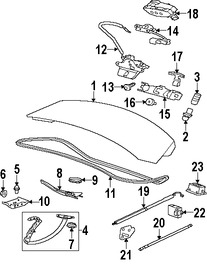 Foto de Tapa del maletero Original para Jaguar XJ Jaguar XJR Marca JAGUAR Nmero de Parte C2D1159