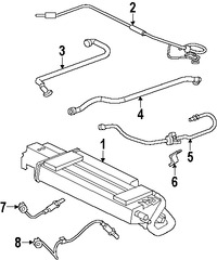 Foto de Solenoide de Purga del Canister Original para Jaguar XK Jaguar XJ Jaguar XF Marca JAGUAR Nmero de Parte AJ811689