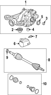 Foto de Juego Bota para Junta Homocinetica Original para Jaguar Marca JAGUAR Nmero de Parte C2Z4124