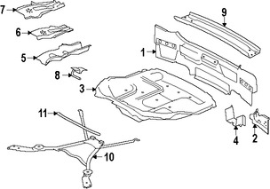 Foto de Panel posterior Original para Jaguar XK Jaguar XKR Jaguar XKR-S Marca JAGUAR Nmero de Parte C2P3364