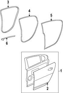 Foto de Sello de la puerta Original para Jaguar XF Jaguar XFR Jaguar XFR-S Marca JAGUAR Nmero de Parte C2Z27143