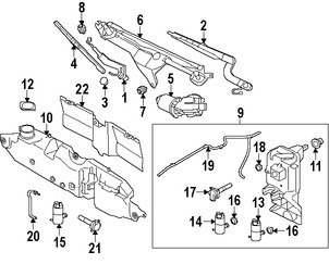 Foto de Valvula de Chequeo Limpia Parabrisas Original para Jaguar F-Type 2014 2015 2016 2017 Marca JAGUAR Nmero de Parte T2R7587