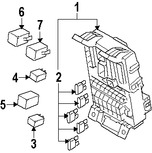 Foto de Rel de Corriente Accesorios Original para Kia Hyundai Marca KIA Nmero de Parte 952303A400