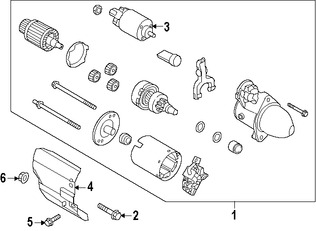 Foto de Solenoide de Encendido Original para Hyundai Kia Marca KIA Nmero de Parte 361203C131