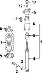 Foto de Fuelle de Amortiguador Original para Kia Hyundai Marca KIA Nmero de Parte 553163M000