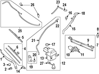 Foto de Perno de cubierta de parachoques Original para Kia Rondo Kia Soul Kia Sportage Hyundai Genesis Coupe Marca KIA Nmero de Parte 1125306257B