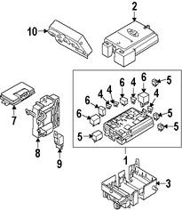 Foto de Caja de Fusibles Original para Kia Sportage 2005 2006 2007 2008 2009 2010 Marca KIA Nmero de Parte 919511F220