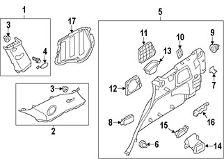 Foto de Cobertor de Altavoz Original para Kia Sorento 2011 2012 2013 Marca KIA Nmero de Parte 857352P010J7