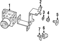 Foto de Modulador de frenos ABS Original para Kia Spectra 2002 2003 2004 Marca KIA Nmero de Parte 0K2NA437A0