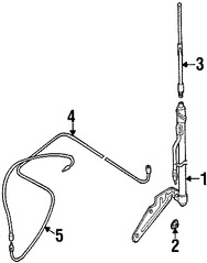 Foto de Base de Antena de Radio Original para Kia Sedona 2002 2003 2004 2005 Marca KIA Nmero de Parte 2K53E66930