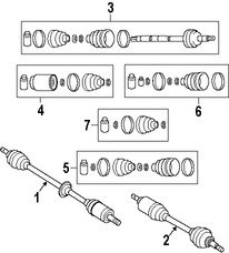 Foto de Juego Bota para Junta Homocinetica Original para Kia Rio Kia Rio5 Marca KIA Nmero de Parte 495951G090