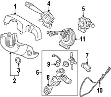 Foto de Interruptor del limpiaparabrisas Original para Kia Rio5 Kia Rio Hyundai Accent Marca KIA Nmero de Parte 934201G151