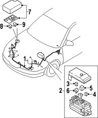 Foto de Rel de Corriente Accesorios Original para Kia Rondo Kia Amanti Kia Optima Marca KIA Nmero de Parte 9522038000