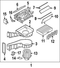 Foto de Motor de Control de Ajuste de Aire HVAC Original para Kia Amanti 2007 2008 2009 Marca KIA Nmero de Parte 971253F100