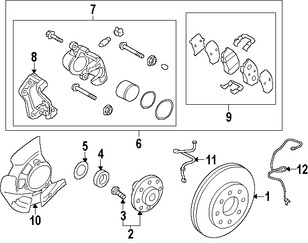 Foto de Lnea hidrulica de Freno Original para Kia Cadenza 2014 2015 2016 Marca KIA Nmero de Parte 587323R700