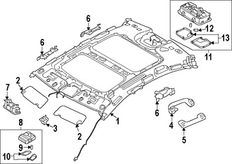 Foto de Lente de luz de mapa Original para Kia Cadenza 2014 2015 2016 Marca KIA Nmero de Parte 928223R010