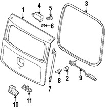 Foto de Manilla Puerta Trasera Original para Kia Soul 2010 2011 2012 2013 Marca KIA Nmero de Parte 812602K000