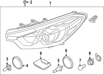 Foto de Balasta Faro de Xenon Original para Kia Forte Koup Kia Forte5 Kia Forte Marca KIA Nmero de Parte 92190A7000