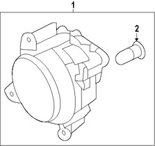 Foto de Luz de Niebla Original para Kia Forte Koup Kia Forte5 Kia Forte Marca KIA Nmero de Parte 92201A7310