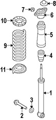 Foto de Muelle Helicoidal Original para Kia K900 2015 2016 2017 Marca KIA Nmero de Parte 553503T204