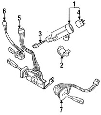 Foto de Interruptor de faro Original para Land Rover Defender 90 1994 1995 1997 Land Rover Defender 110 1993 Marca LAND ROVER Nmero de Parte PRC3430