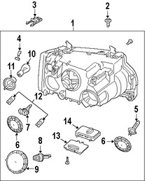 Foto de Arnes de Cableado de Faro Original para Land Rover Range Rover Land Rover Range Rover Sport Marca LAND ROVER Nmero de Parte XBP500020