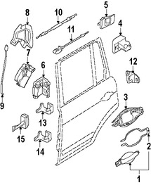 Foto de Manija exterior de puerta Original para Land Rover Range Rover 2003 2004 2005 2006 2007 2008 Marca LAND ROVER Nmero de Parte CXB500290PNF