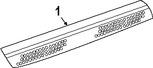 Foto de Luz de freno centro superior Original para Land Rover Range Rover Marca LAND ROVER Nmero de Parte XFG000040