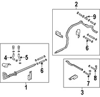 Foto de Conjunto de Mangueras de Calentador Original para Land Rover LR3 2005 2006 2007 2008 2009 Marca LAND ROVER Nmero de Parte JHB500054