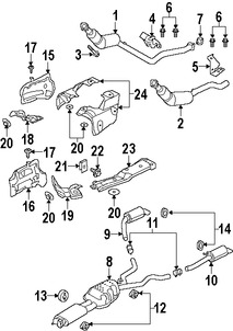 Foto de Sujetador Sistema de Escape Original para Land Rover LR3 Land Rover Range Rover Sport Land Rover  Land Rover Range Rover Marca LAND ROVER Nmero de Parte WCS000150