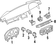 Foto de Panel de Instrumentos Original para Land Rover LR3 2008 Marca LAND ROVER Nmero de Parte YAC502140