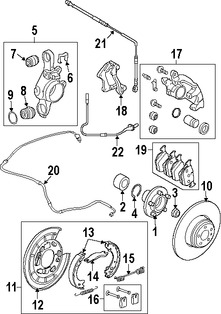 Foto de Buje del Muon de Suspensin Original para Land Rover LR3 Land Rover Range Rover Sport Land Rover Marca LAND ROVER Nmero de Parte RHF500100